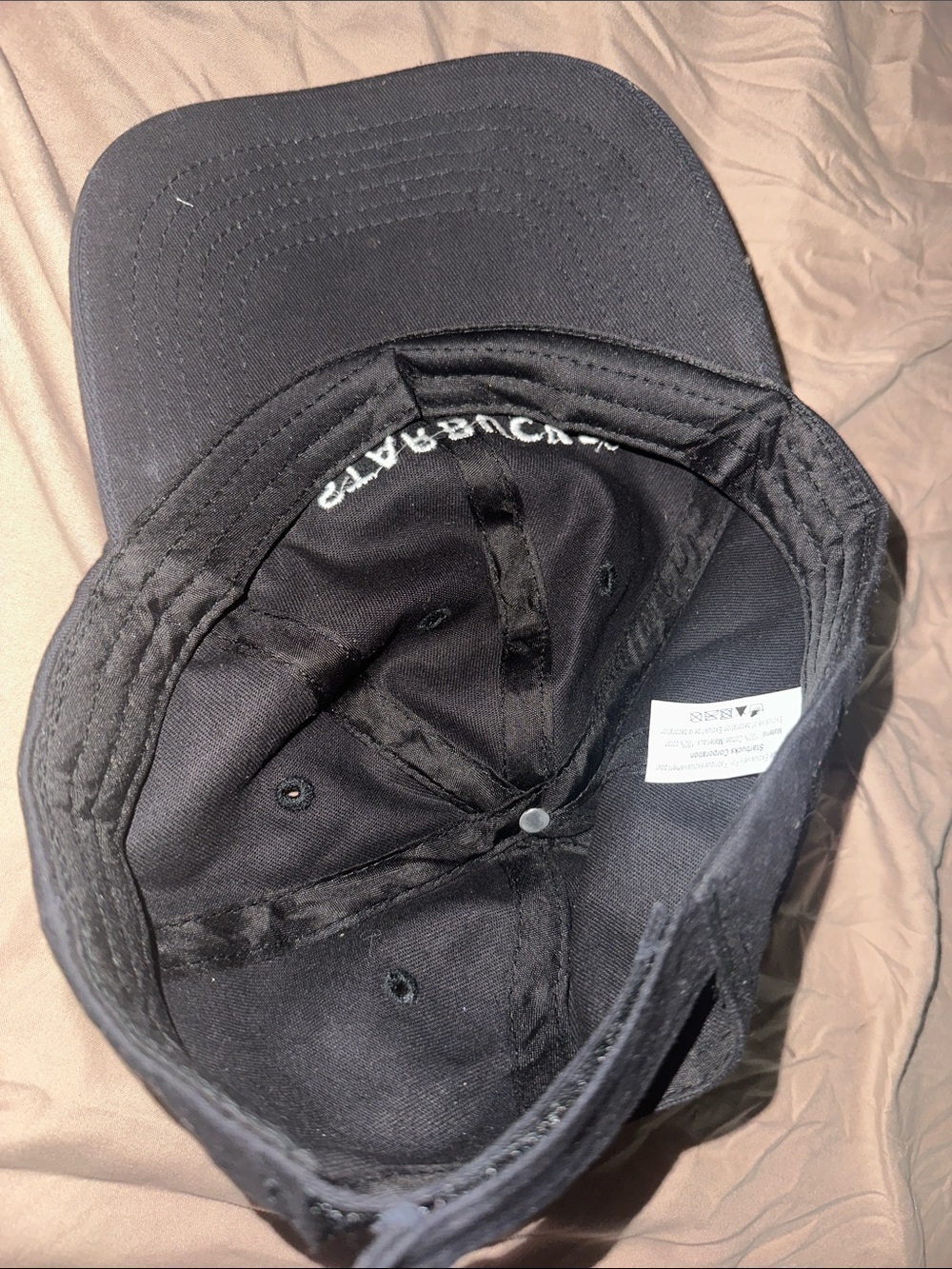 Starbucks Black Visor and Cap Set with White Logo - Picture 6 of 8